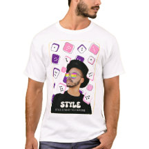 ESTILO – Camiseta Gráfica Streetwear | Atitude Ous