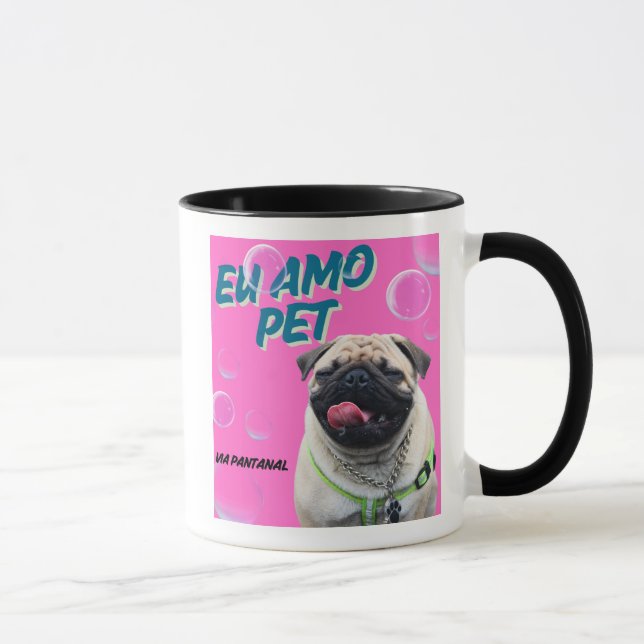 Estilo: Caneca Combo Via Pantanal pet rosa (Direita)