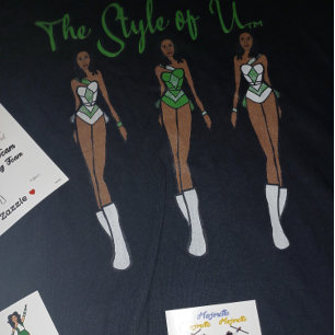 Estilo da Camisa U (Verde)