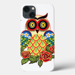 Estilo da coruja e do mexicano dos rosas