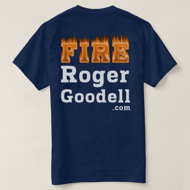 Estilo da obscuridade do t-shirt de Roger Goodell (Verso do Design)