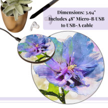 Estilo de Aquarela Rosa de Chiffon Azul Flor Femin