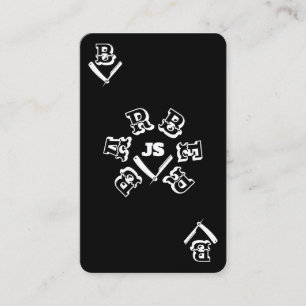 Estilo de barbeadores de cartão áce oposto