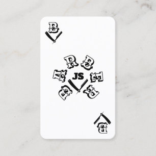 Estilo de barbeiros de cartão áce