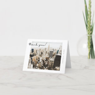 Estilo de Cartão Postal Skyline Nova Iorque Obriga