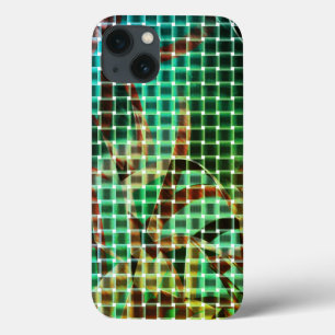Estilo de cestos de palha verde-castanha assemelha