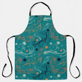 Estilo de Cozinha Padrão Floral Apron