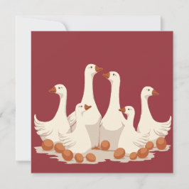 Estilo de Cut-Out de Seis Gansos A-Lay 2