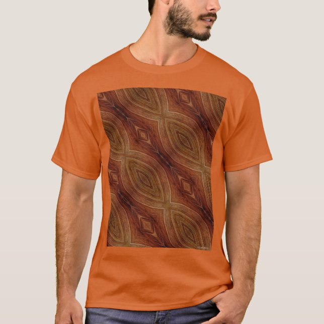 Estilo de Designer Masculino T-Shirt HAMbWG (Frente)