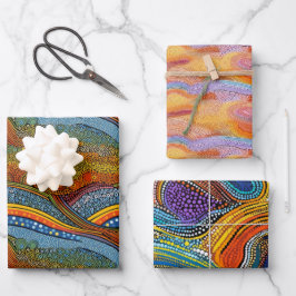 Estilo de embrulhamento do arco-íris