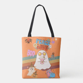 Estilo de Groovy Fantasma Laranja Saco de Tote