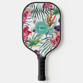 Estilo de Ilha Padrão Tropical com Monograma