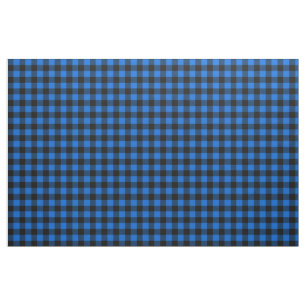 Estilo de lenhador - tecido azul