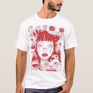 Estilo de manga asiática Ilustração T-Shirt