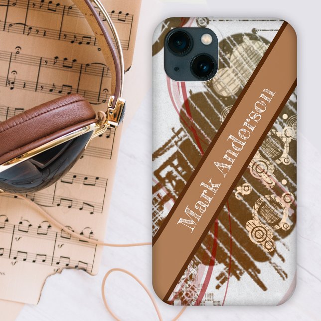 Estilo de moagem marrom moderno personalizado (Criador carregado)