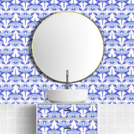 Estilo de Padrão de Flor Azul e Branco Incrível 40
