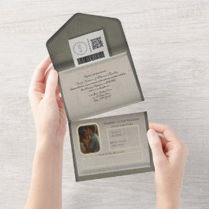 Estilo de Passaporte Branco Dusty, Tudo Num Convit