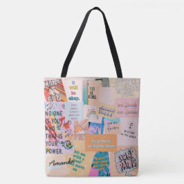 Estilo de patch Tote Bag