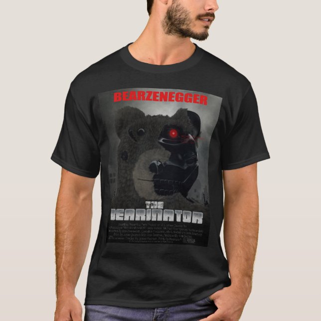 Estilo de Poster do filme BEARINATOR T-Shirt (Frente)