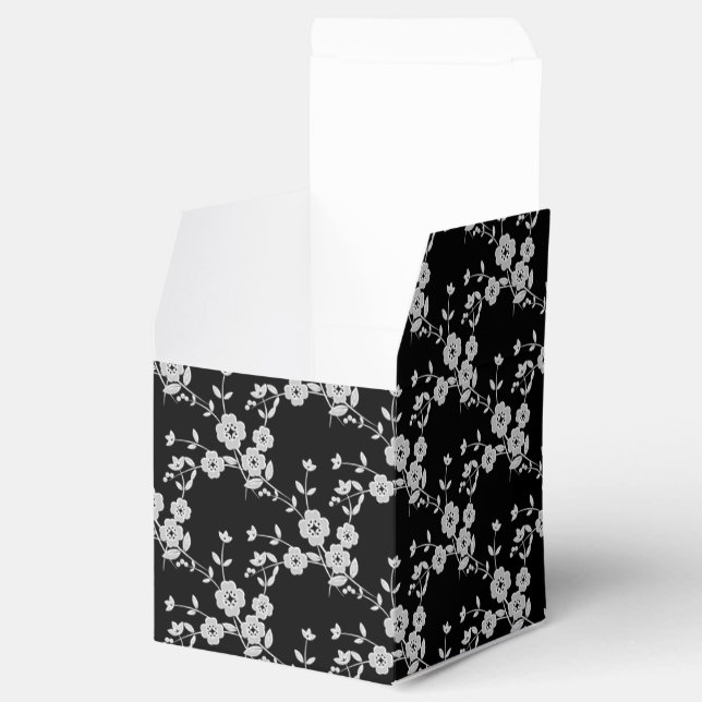 Estilo de Spray Floral 1-Preto-Branco-SQ CAIXAS FA (Aberto)