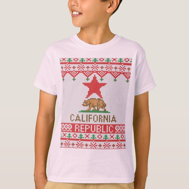 Estilo de Suéter Feio de Natal na República da Cal (Frente)