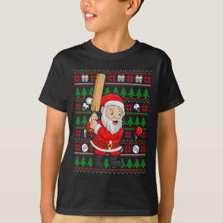 Estilo de Suéter Feio de Natal Papai Noel Jogando 