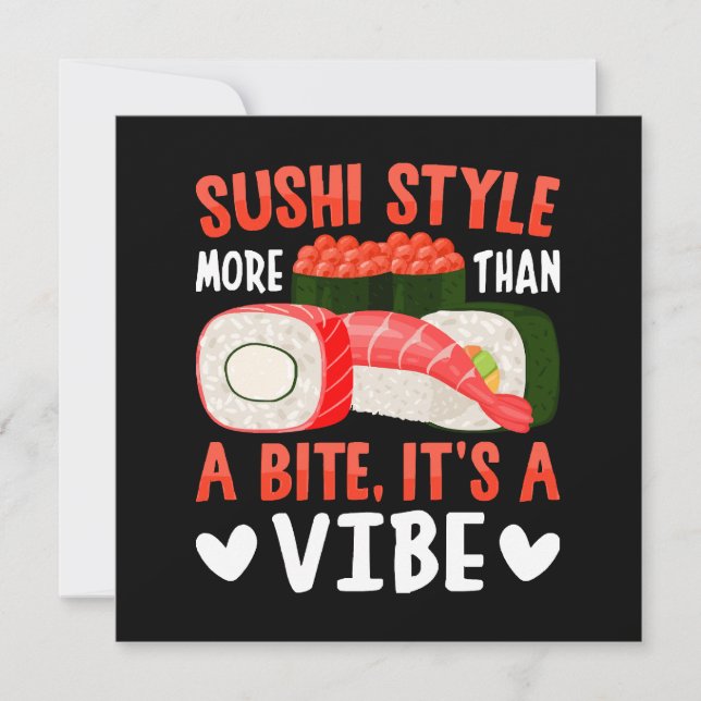 Estilo de Sushi Mais de uma Mordida (Frente)
