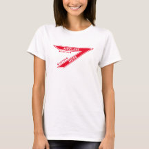 Estilo de t-shirt do modo de avião para marcação d