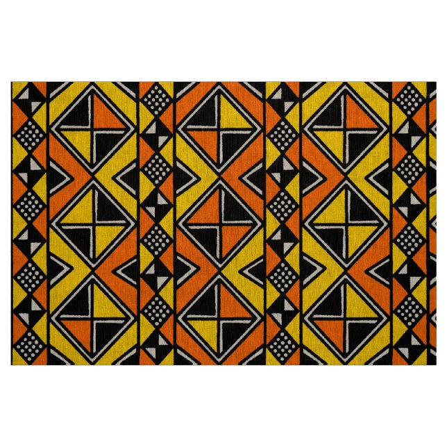 Estilo de Tecido de Lama 100215 - Âmbar e Laranja (Fat Quarter)
