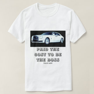 ESTILO DE VIDA DE CHEFE T.R.K ROLLS ROYCE CAMISETA