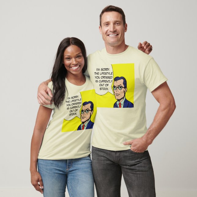 Estilo de vida fora do estoque - Camiseta do Livro (Unissex)