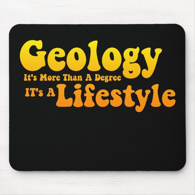 Estilo de vida Mousepad da geologia (Frente)