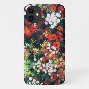 Estilo de Vintage Floral Flores Capa de telefone d
