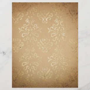 Estilo de Vintage - Papel Scrapbook Damask