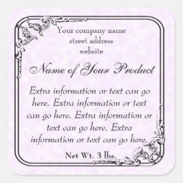 Estilo de Vintagem Sabão e rosa claro de Etiquetas