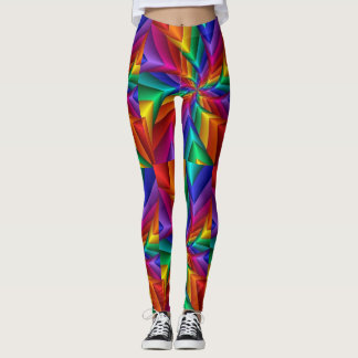 Estilo diva Perfeito Leggings coloridas para as mu