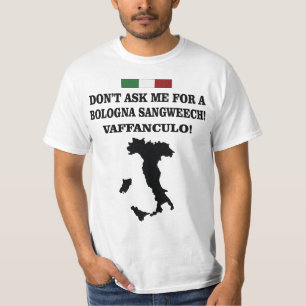ESTILO DO ITALIANO DAS CAMISETAS ENGRAÇADAS DA