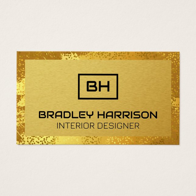 Estilo Dourado Metálico (Frente)