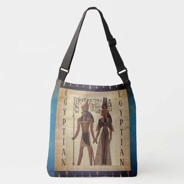 Estilo Egípcio, Bolsa de Mão Vintage (Frente)