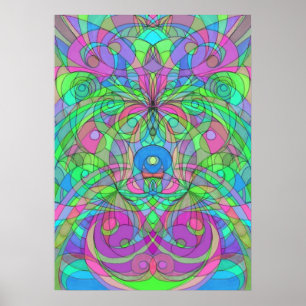 Estilo étnico do poster