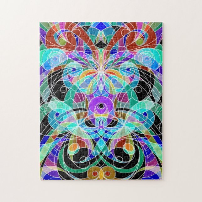 Estilo étnico do quebra-cabeça (Vertical)