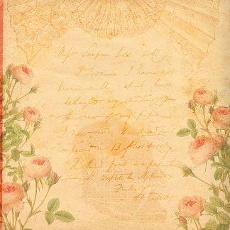 Estilo Floral Vintage Rosa