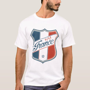 Estilo francês Vintage - Camisa T exclusiva - Viag