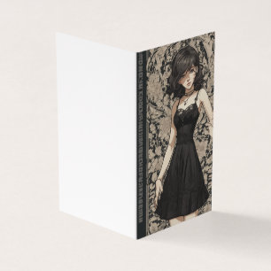 Estilo Gótico Elegante LBD Pequeno Vazio de Vestid