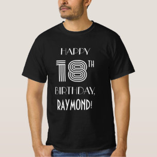 Estilo inspirado na Art Deco 18ª Camisa de Festa