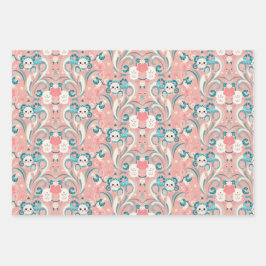 Estilo Japonês Kawaii Art 3 Molhando Folhas de Pap