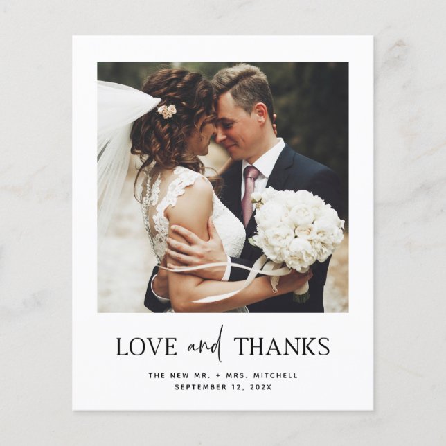Estilo minimalista | Orçamento Foto De Casamento O (Frente)