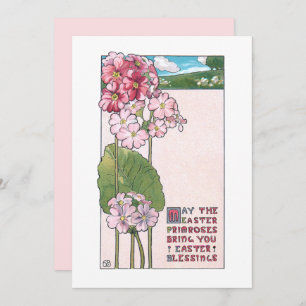 Estilo Moderno Deco Primroses de Páscoa