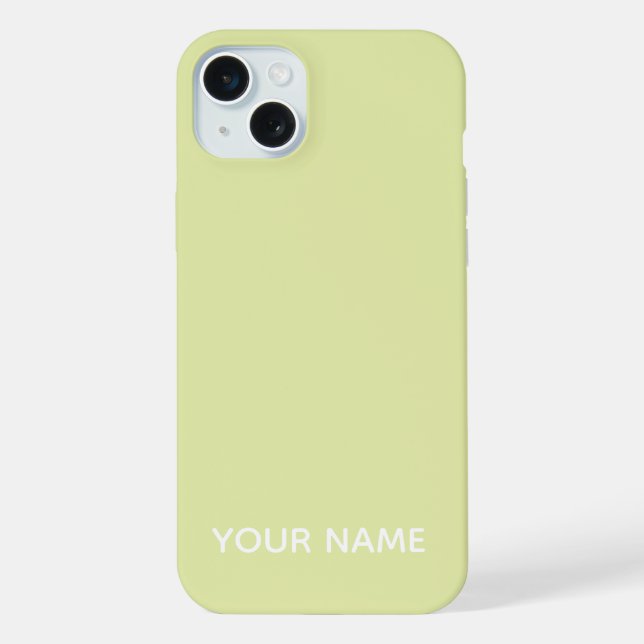 ESTILO MODERNO PERSONALIZADO NOME COR CREME  (Verso)