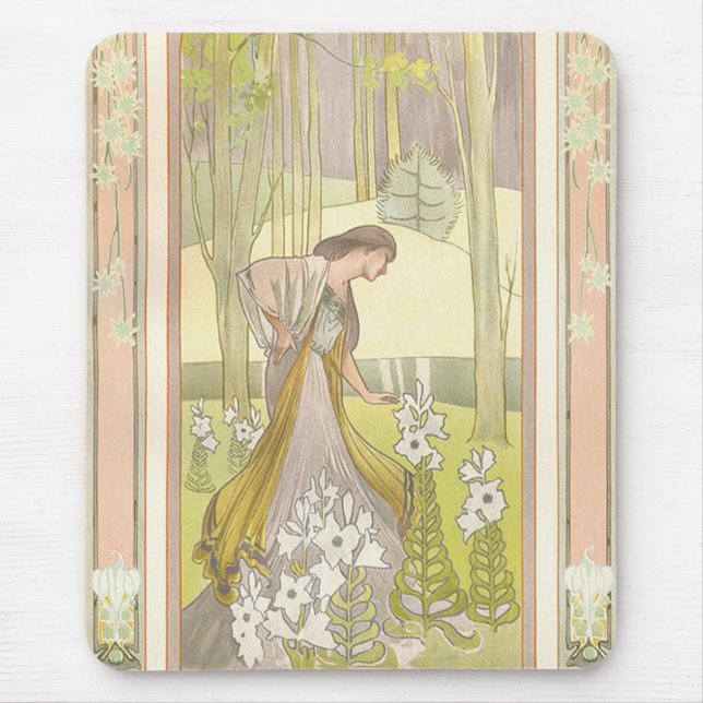 Estilo Mousepad do art deco do vintage (Frente)